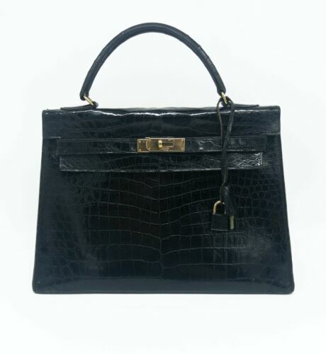 Porte-cartes Vintage En Cuir - Imitation Crocodile - Marque RV - Couleur Marron - Occasion - Pour Femme