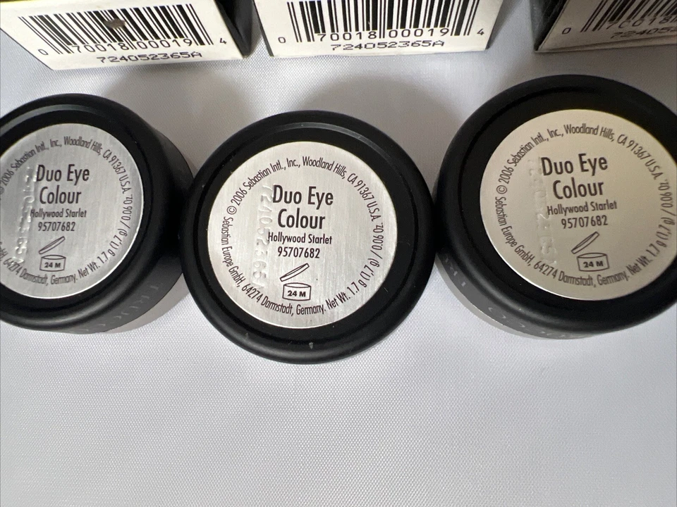 SEBASTIAN TRUCCO DUO EYE COLOUR “HOLLYWOOD STARLET” 0.06oz X 3 New - Image 4 of 4