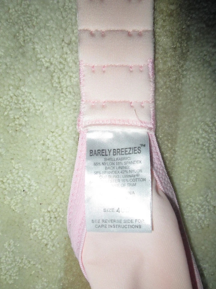 Sujetador Breezies Rosa Estampado Animal 40D Forrado con Aros Lado de la Copa Soporte Extra Foto 3 de 3