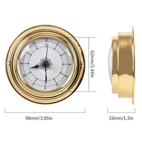 Barometer Hygrometer Pressure Gauge Wall Mounted Use - Picture 8 of 14