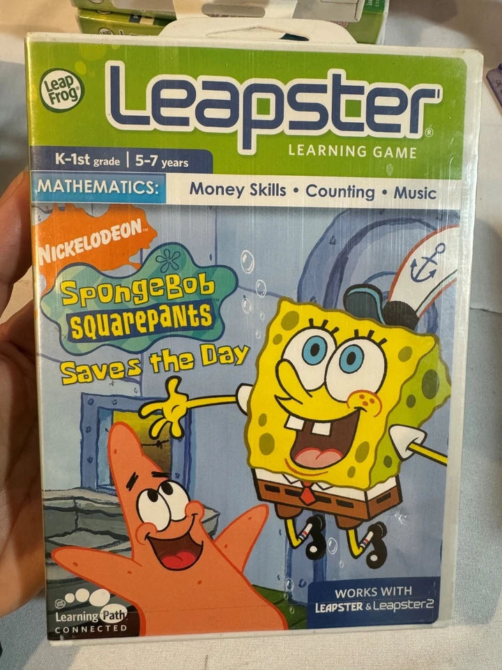 Leap Frog - Leapster Learning Game - SPONGEBOB SQUAREPANTS SAVES THE DAY - Image 3 of 4