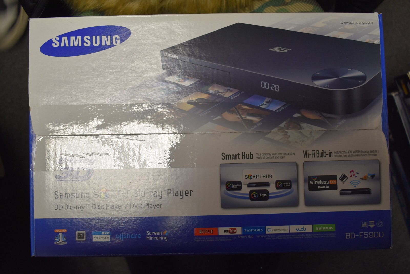 Samsung Smart Bluray Player BDF5900 New eBay