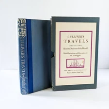 GULLIVER'S TRAVELS by Jonathan Swift - Peter Pauper Press Slipcase W.A. Dwiggins