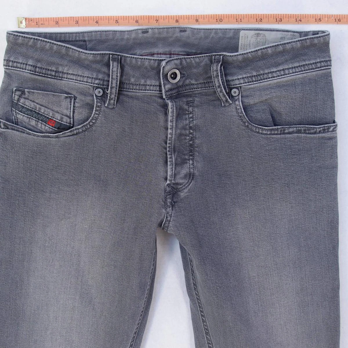 Mens Diesel SLEENKER 0678Z Stretch Slim Skinny Grey Jeans W30 W29