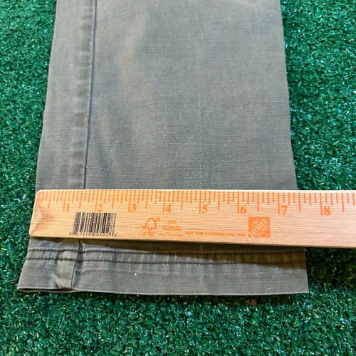 L.L. Bean Signature Cargo Pants Relaxed Fit Olive Green Casual Mens 31x34" - Picture 9 of 11