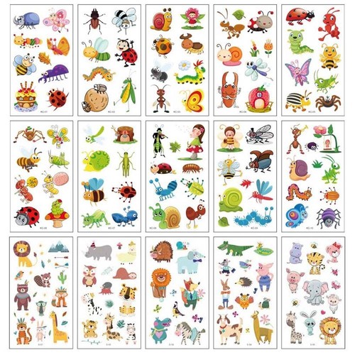 Toy Cartoon Temporary Sticker Kids Fake Tattoos Children Tattoo