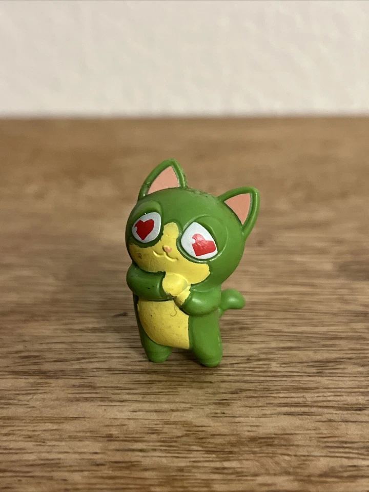 "Figura de acción Lost Kitties Serie 1 Green Cat 1,5"" PVC BONBON 2018 juguete" Foto 2 de 4