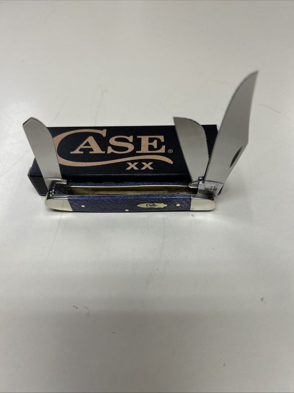 CASE XX #63732 BLUE SYCAMORE WOOD SMOOTH STOCKMAN SS