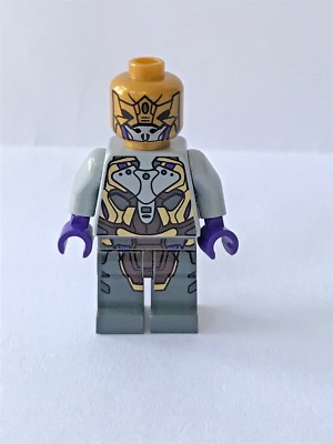 LEGO Minifig Super Hero AVENGERS GENERAL ALIEN w/ Pearl Gold Head