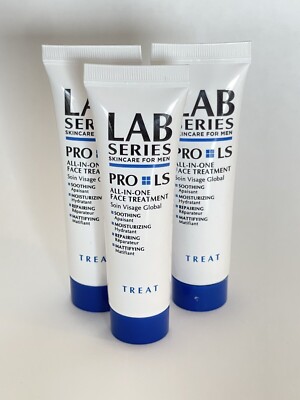 3 X Lab Series pro-ls All in one Face Treatment 0.24oz each Travel Size New