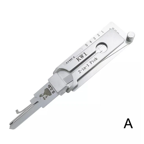 NEU 2 in 1 Pick Lishi Werkzeug KW1,KW5,SC1-R/L,SC4-R/L,LW5,AM5,M1,LW5 MS2 Neu - Bild 15 von 21