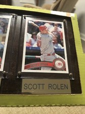 Brandon Phillips / HOF Scott Rolen dual card plaque NEW