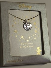 Disney Minnie Mouse .925 Sterling Silver Necklace