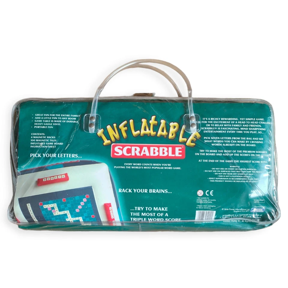 Inflatable Scrabble Game - Brite Power - Unused And Still Sealed - Image 2 of 4