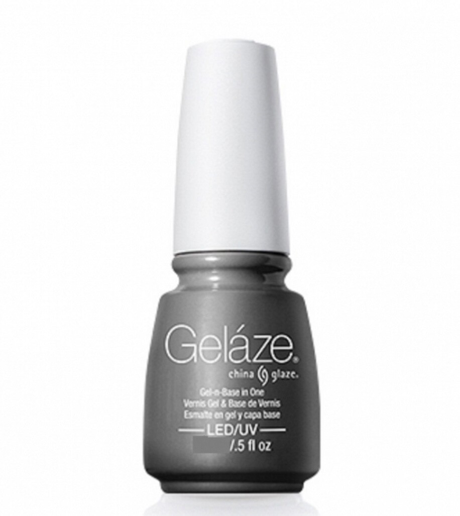 Gelaze China Glaze LED UV Nail Gel Color Polish 0.5 oz Recycle 82251