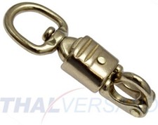 10 Stück Panikhaken Messing 92mm mit Rundwirbel 21mm Panikverschluß Panik Haken