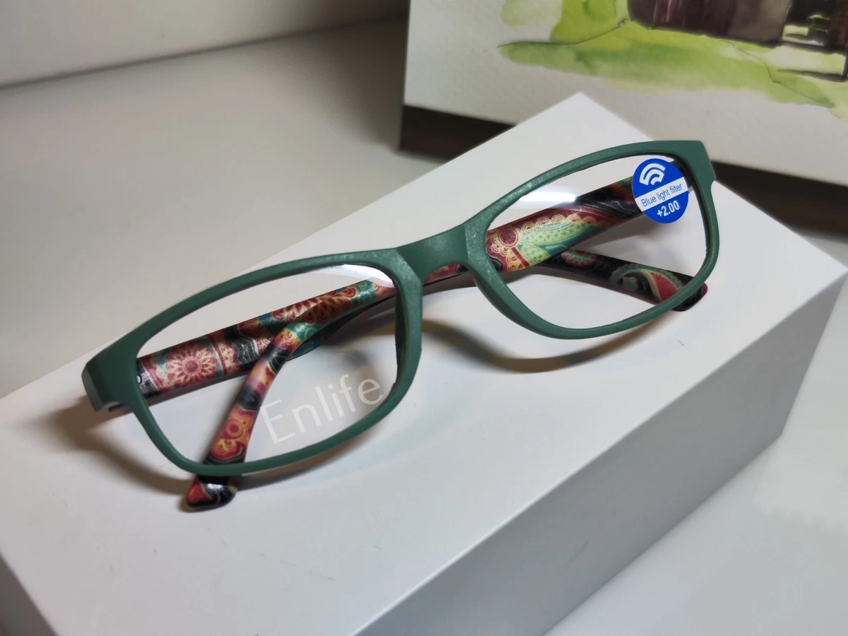 NewLight flexi Ladies Reading Glasses Green UK Stock 1.5 2.0 2.5 3.0 3.5 4