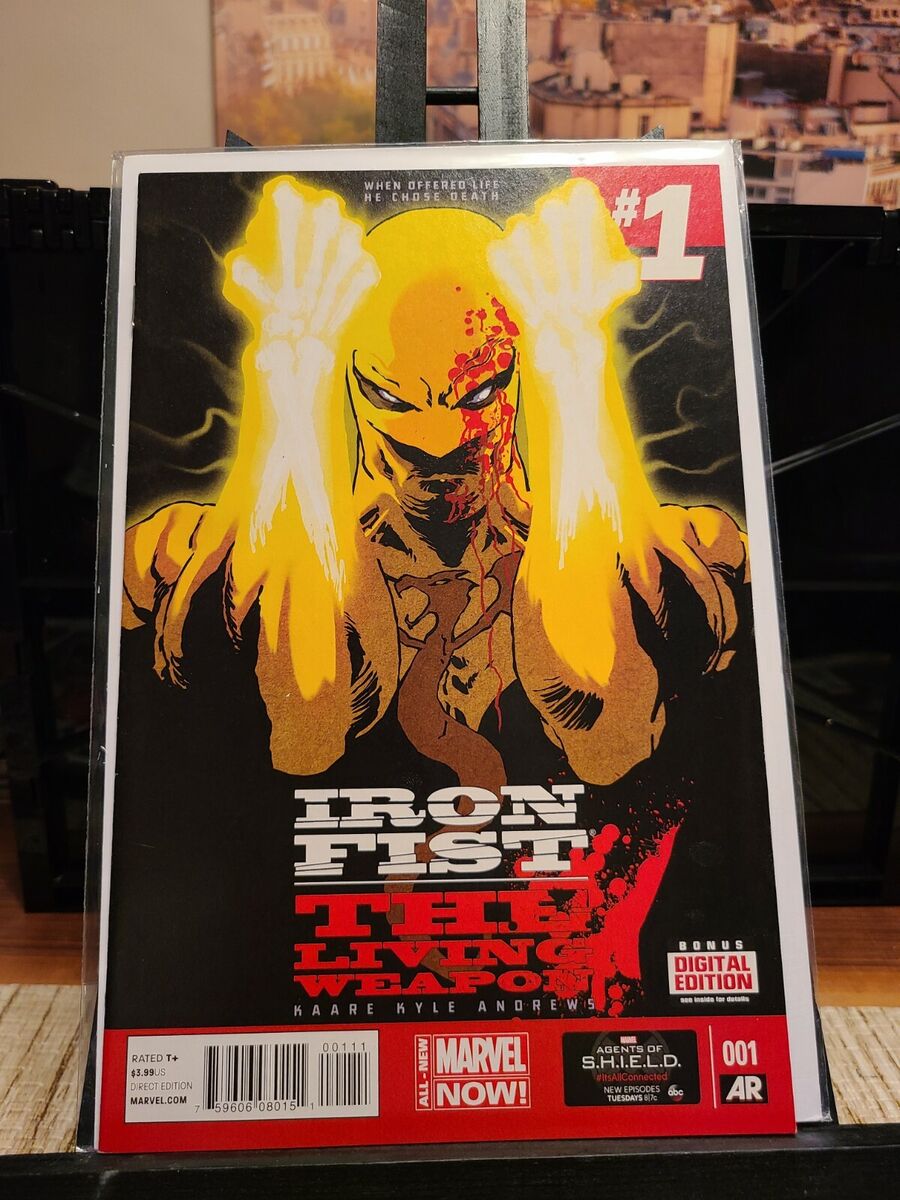 IRON FIST THE LIVING WEAPON #1 1ST PEI w/ Digital code MARVEL COMICS 2014