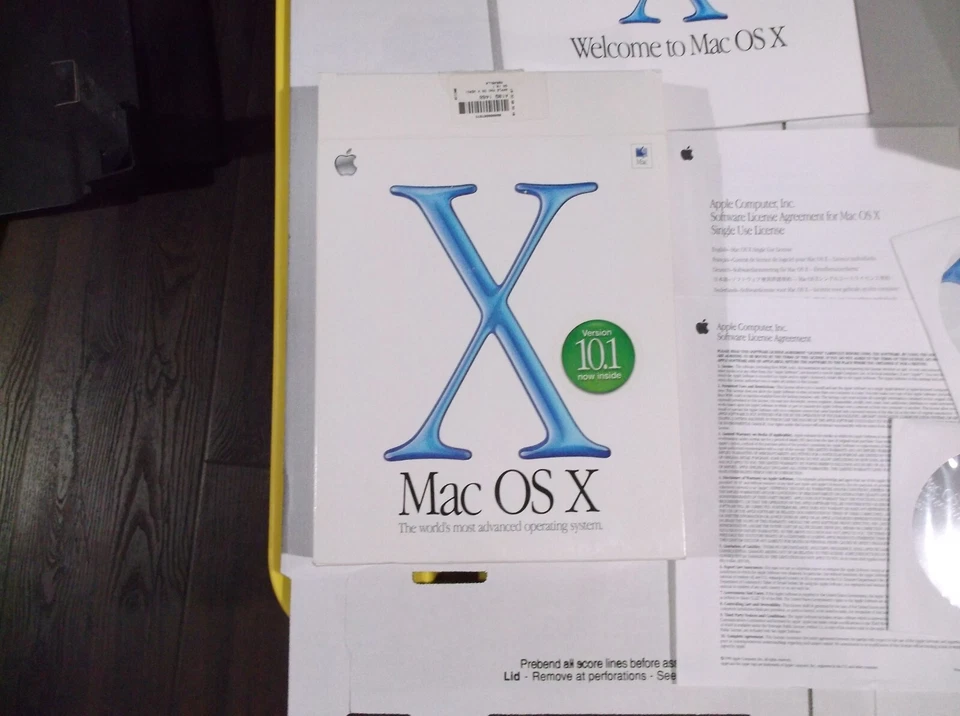 Mac OS X 10.1 retail with OS 9.1 disk in box - Image 3 of 4