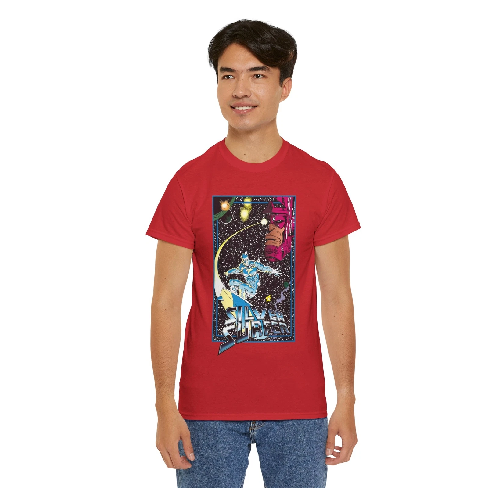 Silver Surfer T-Shirt - Marvel Comics - Ron Lim Art - Galactus - Norrin Radd