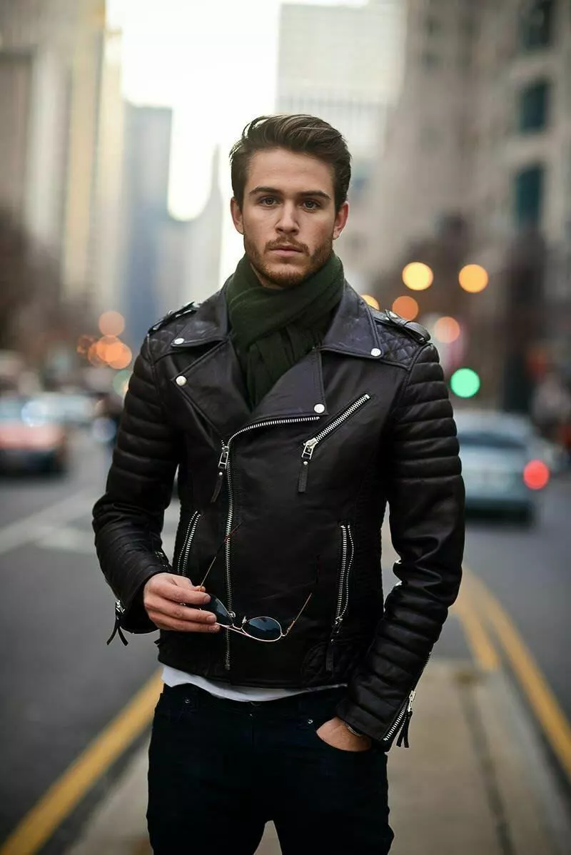 Black Quilted Leather Jacket - Buy Mens Fashion in Australia