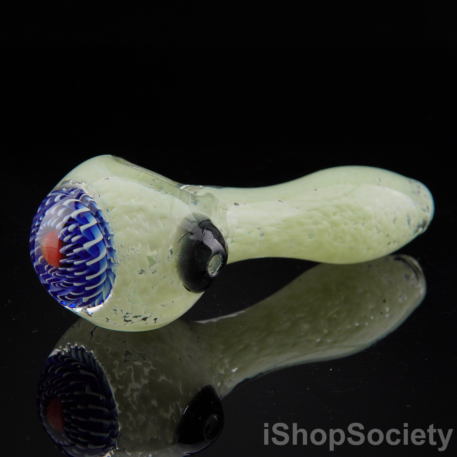 5" Slime Colored Frit Tobacco Smoking Pipe Thick Collectible Glass Pipes - P768D