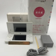 【Good】Nintendo DSi White Console + Charger + Box Japanese Ver. #Den 0408/07