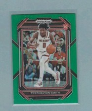 2023-24 Panini Prizm Draft Picks - Green Prizm #10 Terquavion Smith (RC)