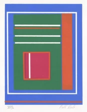 1990s Bill Dale Geometric Serigraph MCM