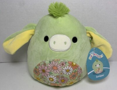Squishmallows Wacholder der Esel Ostertrupp 7,5 Zoll Plüschtier Stofftier Brandneu mit Etikett