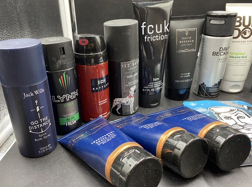 JOBLOT MENS DESIGNER GROOMING PRODUCTS,NEW CLARINS ,TED BAKER,FCUK ,JACK WILLS - Picture 4 of 5