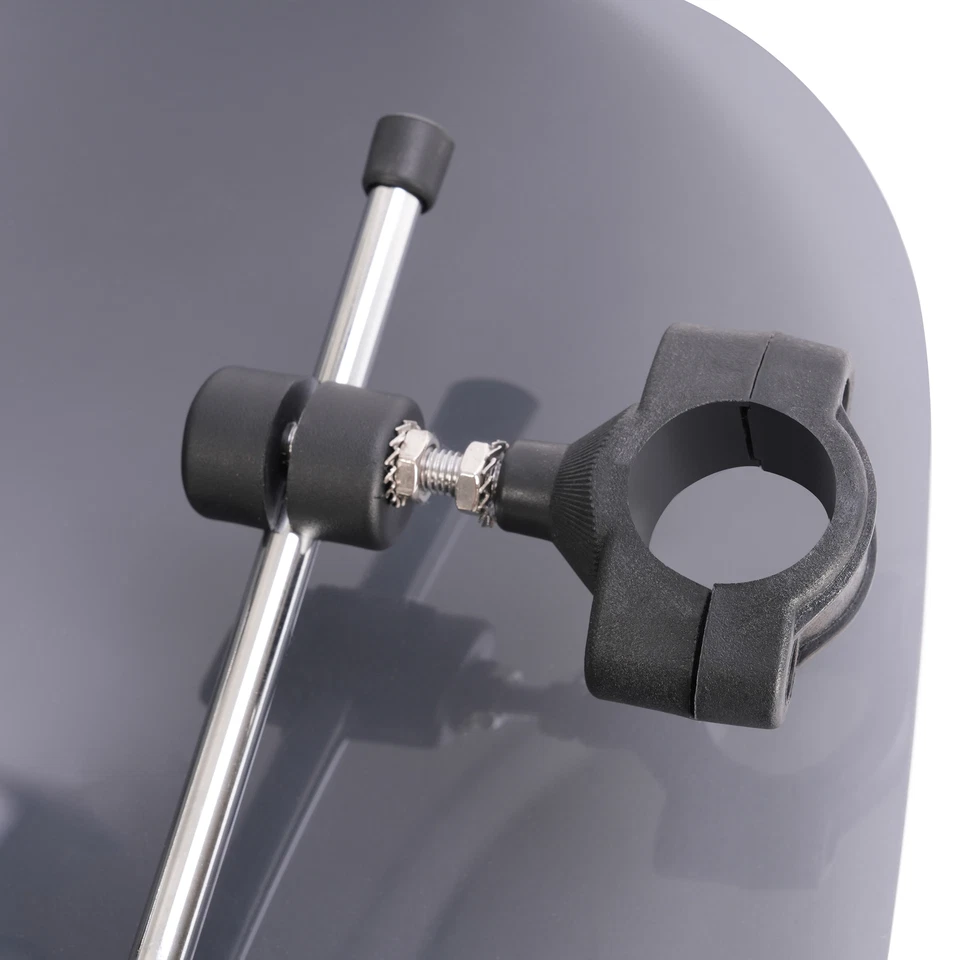 Para Honda Rebel 250 1" 7/8" guidão motocicleta pára-brisa 19" x 17" - Imagem 3 de 4