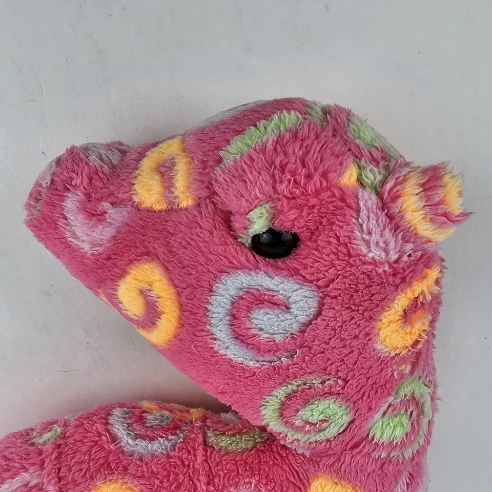 Fiesta Caballo de Mar Peluche Peluche Rosa Verde 21" Acogedor Lindo Océano Agua Foto 2 de 4