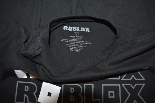 Roblox Youth Boys Roblox Stack Graphic Black Shirt NWT Small - Picture 3 of 8