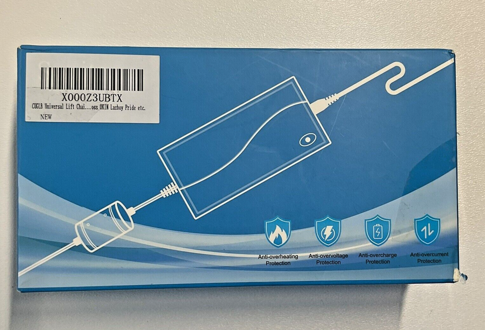 NEW Power Recliner Lift Chair Replacement Supply Cord 2pin Adapter 29V