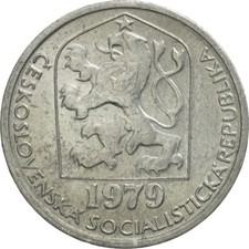 #464930 Coin, Czechoslovakia, 5 Haleru, 1979, MS(63), Aluminum, KM:86