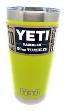 Yeti Chartreuse 20 oz Rambler Cup New Authentic