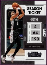 2021 Panini Contenders #99 Derrick White Game Ticket Bronze NM