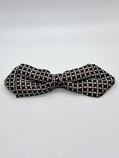 Vintage U-Clasp New York Clip On Bow Tie