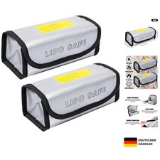 Feuerfeste Lipo Akku Schutztasche für Lithium-Polymer-Batterien, 2 Stück, Sic...