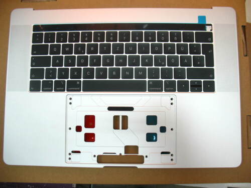 Cover Topcase Gehäuse keyboard Tastatur Touchbar Apple A1990 MV902D/A grau  - Bild 1 von 2