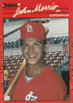 FREE SHIPPING-MINT-1990 Donruss #516 John Morris  CARDINALS