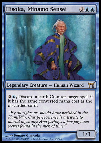 Magic the Gathering MTG Hisoka, Minamo Sensei (66) Champions of Kamigawa   LP