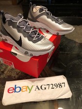 nike react element 55 premium metallic silver