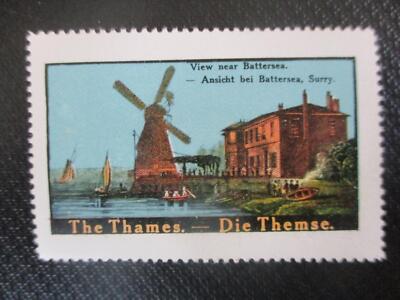 (10425) Reklamemarke  - Die Themse - Aussicht bei Battersea