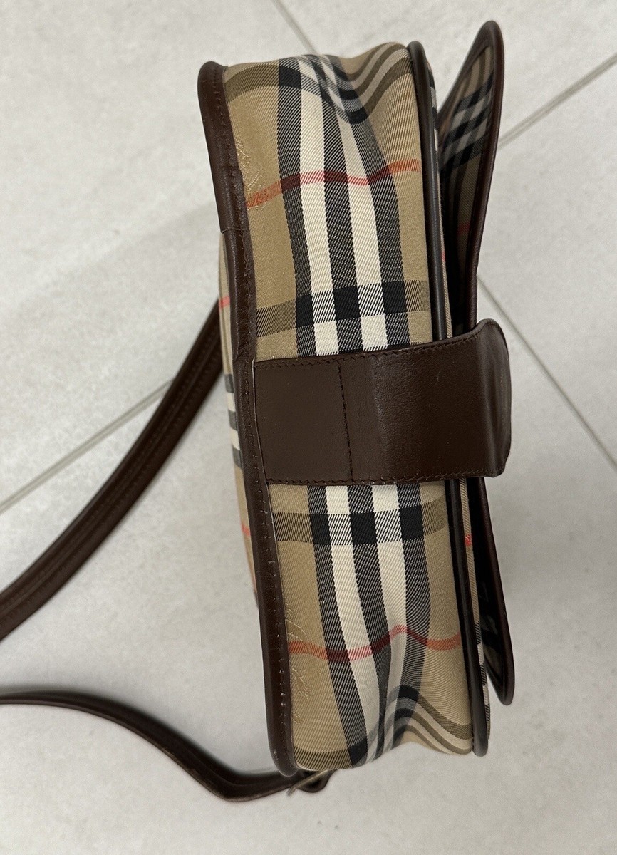 DDP Vintage Burberrys Nova Check Womens Bags Brown Crossbody | eBay