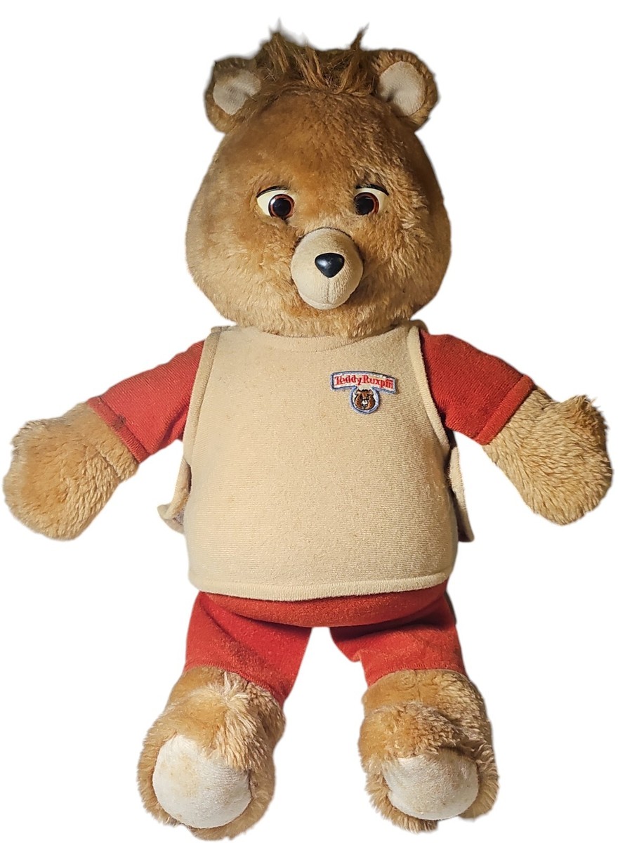 1985 Teddy Ruxpin Bear World Of Wonders W/ Cassette Inside - As