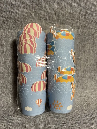 200pc Multi-patterned Cupcake Wrappers Muffin Liners Greaseproof Baking Cups - 第 3/4 張圖片