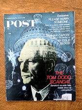 The Saturday Evening Post - January 13 1968 Truman Capote, fashion, Vietnam Dodd