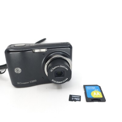 GE C1033 10.1MP Digital Camera + 256MB Card - Tested Working